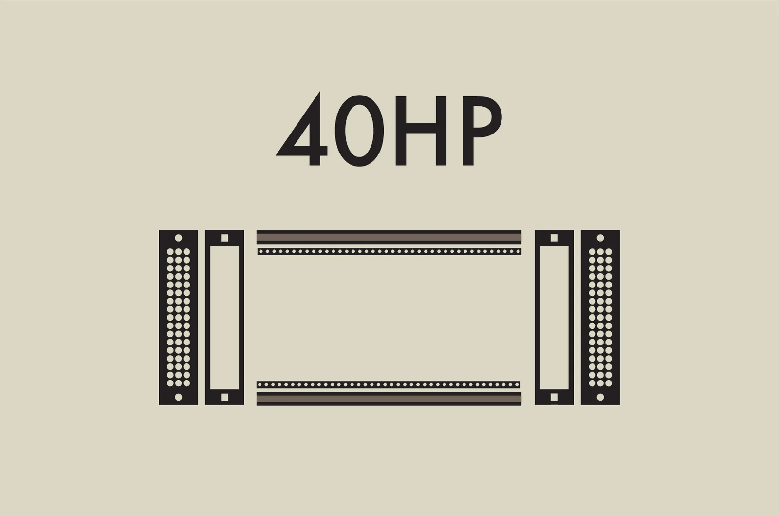 40HPレールの図