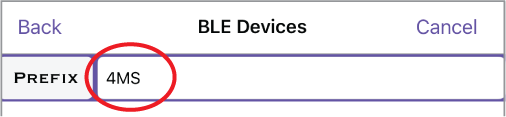 ESP BLE プレフィックス