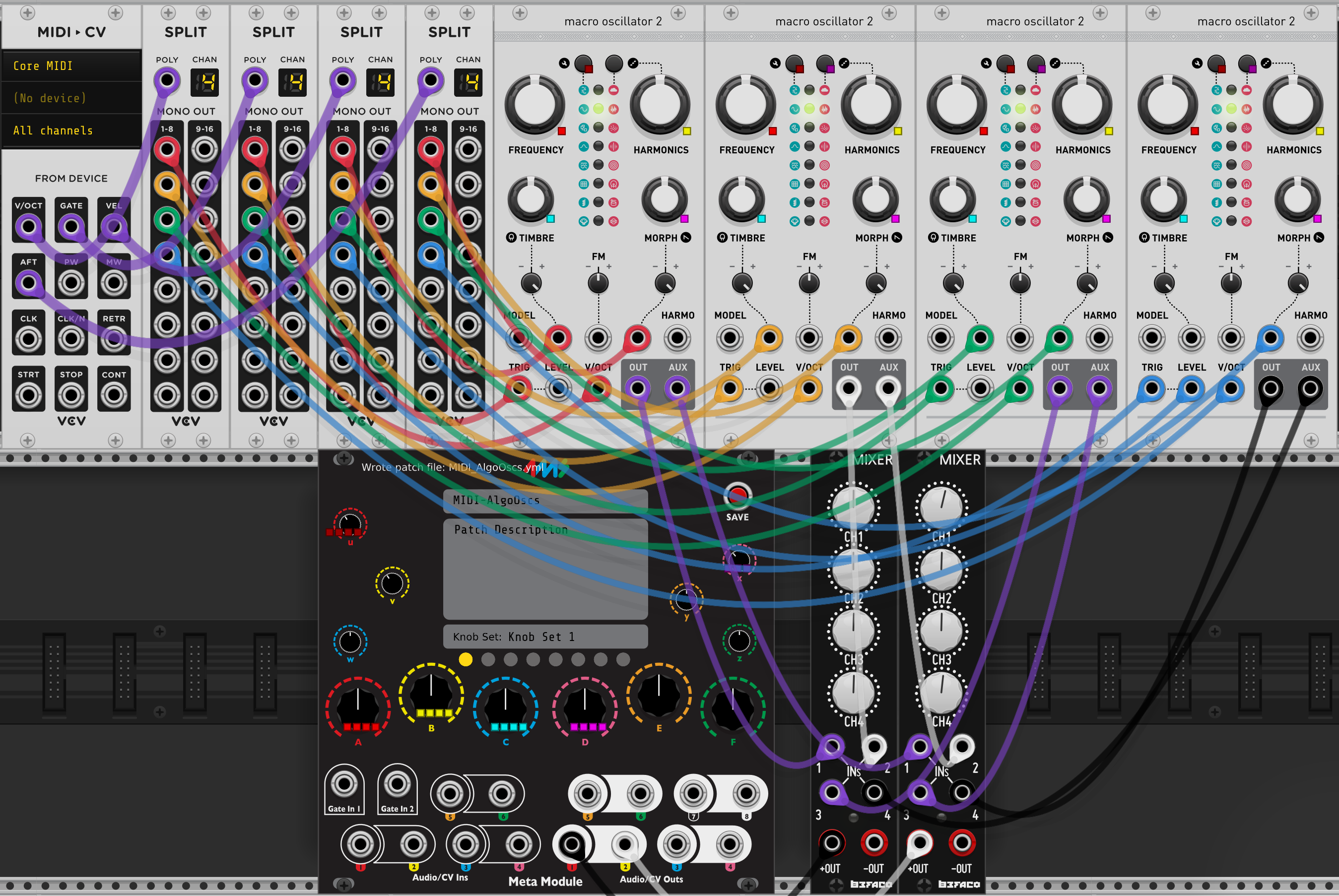 VCV MIDI 4 完了
